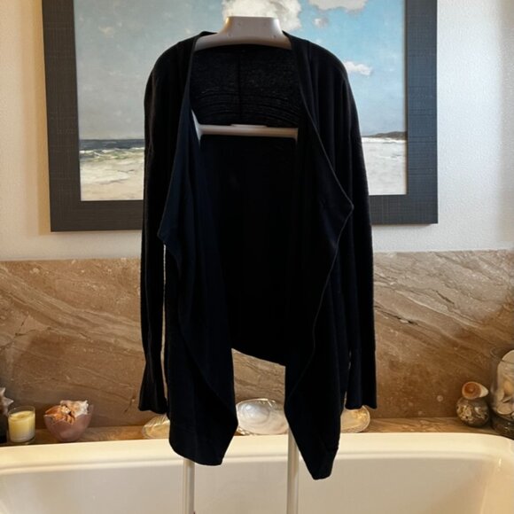Lululemon Athletica Open Front Draped Waterfall Cardigan - Picture 1 of 11